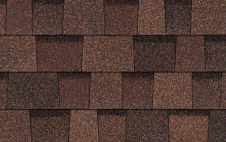 Owens Corning Duration Brownwood shingle swatch