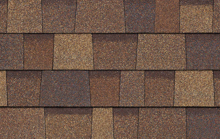 Owens Corning Duration Desert Rose shingle swatch