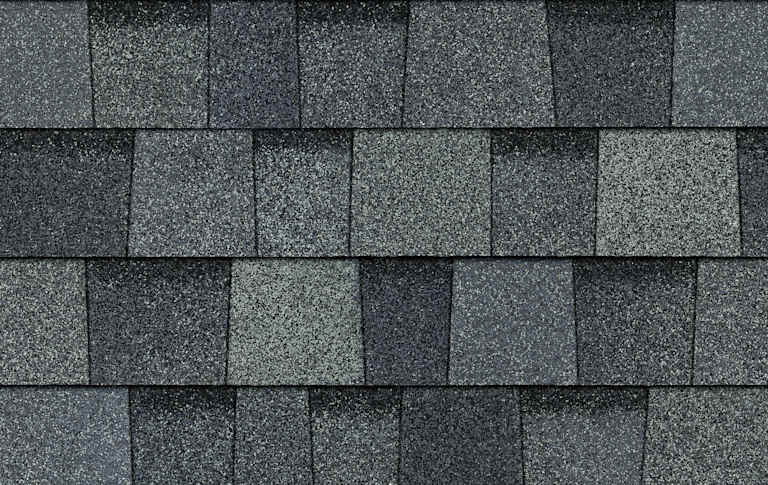 Owens Corning Duration Estate Gray shingle swatch