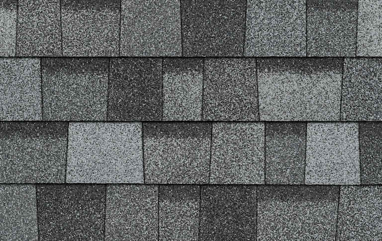 Owens Corning Duration Slatestone Gray shingle swatch